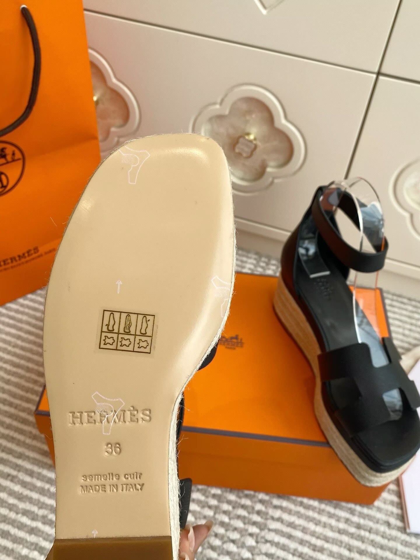 UA Hermès Elda Spanish Woven Shoes