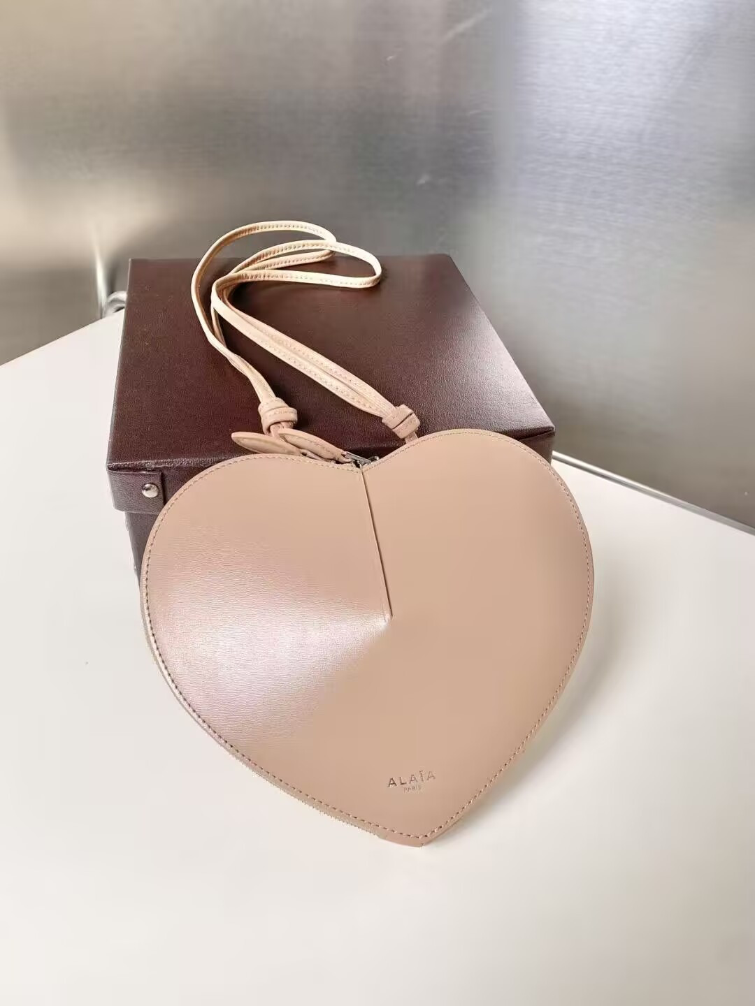 ALAÏA Le Coeur Heart Bag 18.5x20.5x5cm