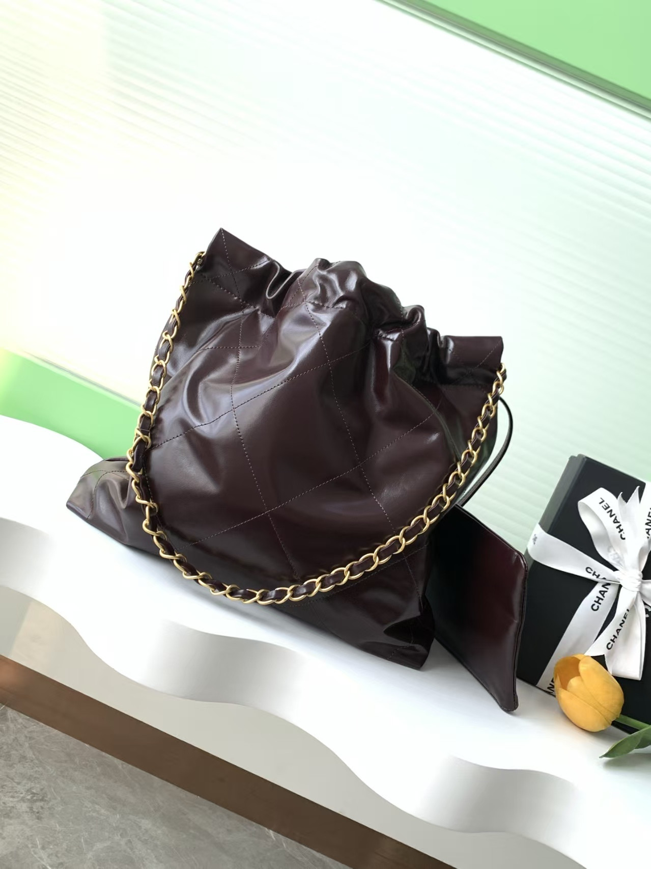 Ch**el 22 SMALL HANDBAG 35x37x7cm