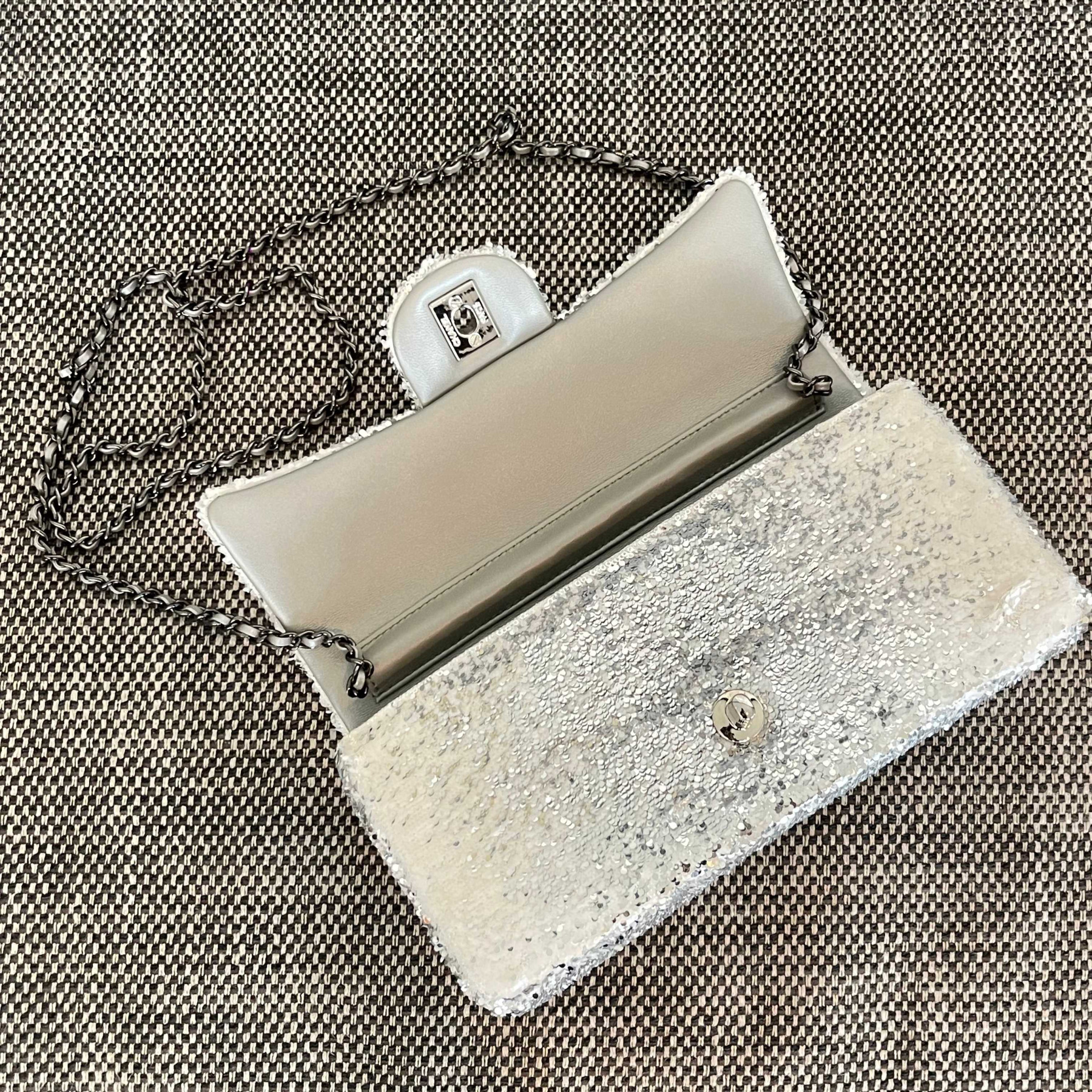 Ch**el flap bags 24x12x4cm