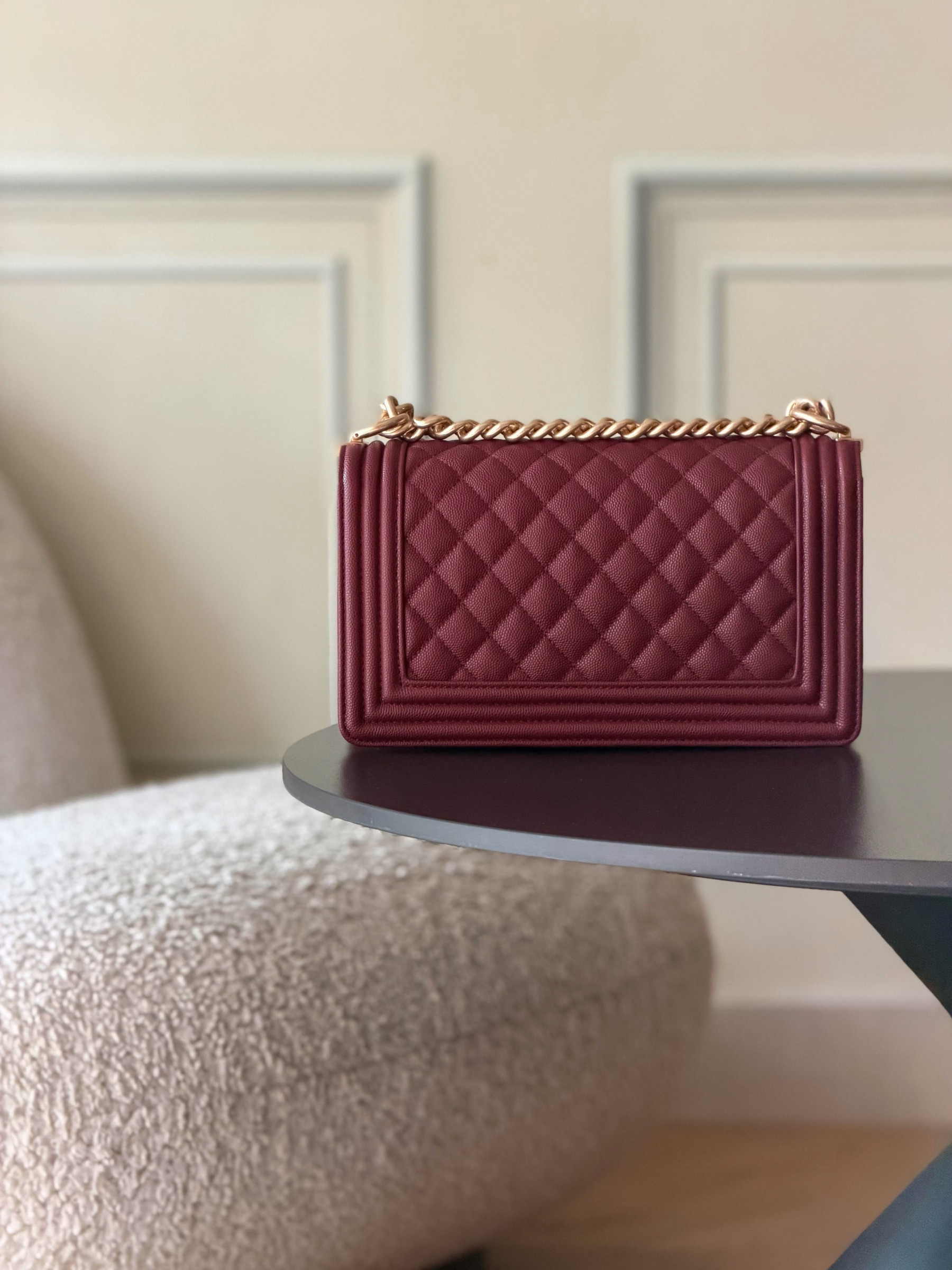 Ch**el Boy Handbag 15x25x9cm