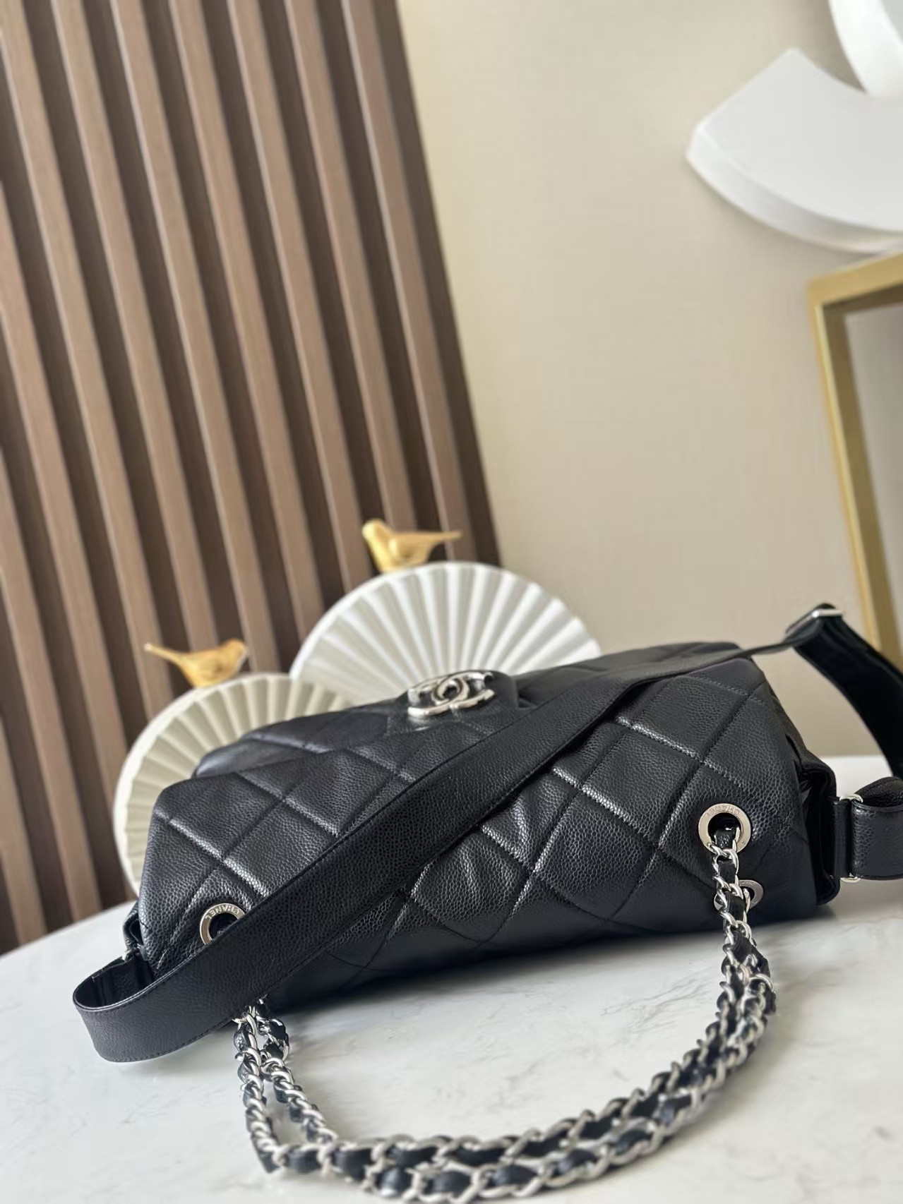 Ch**el Flap Bag AS3372 34x22x10cm