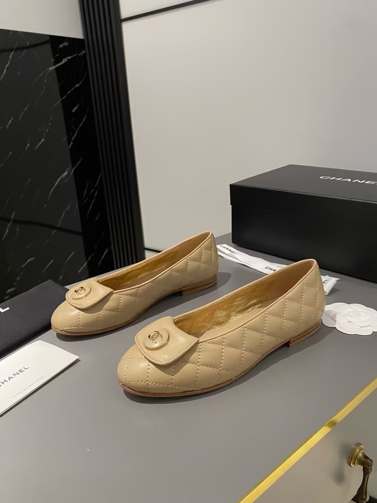 UA Ch**el Ballet Flats