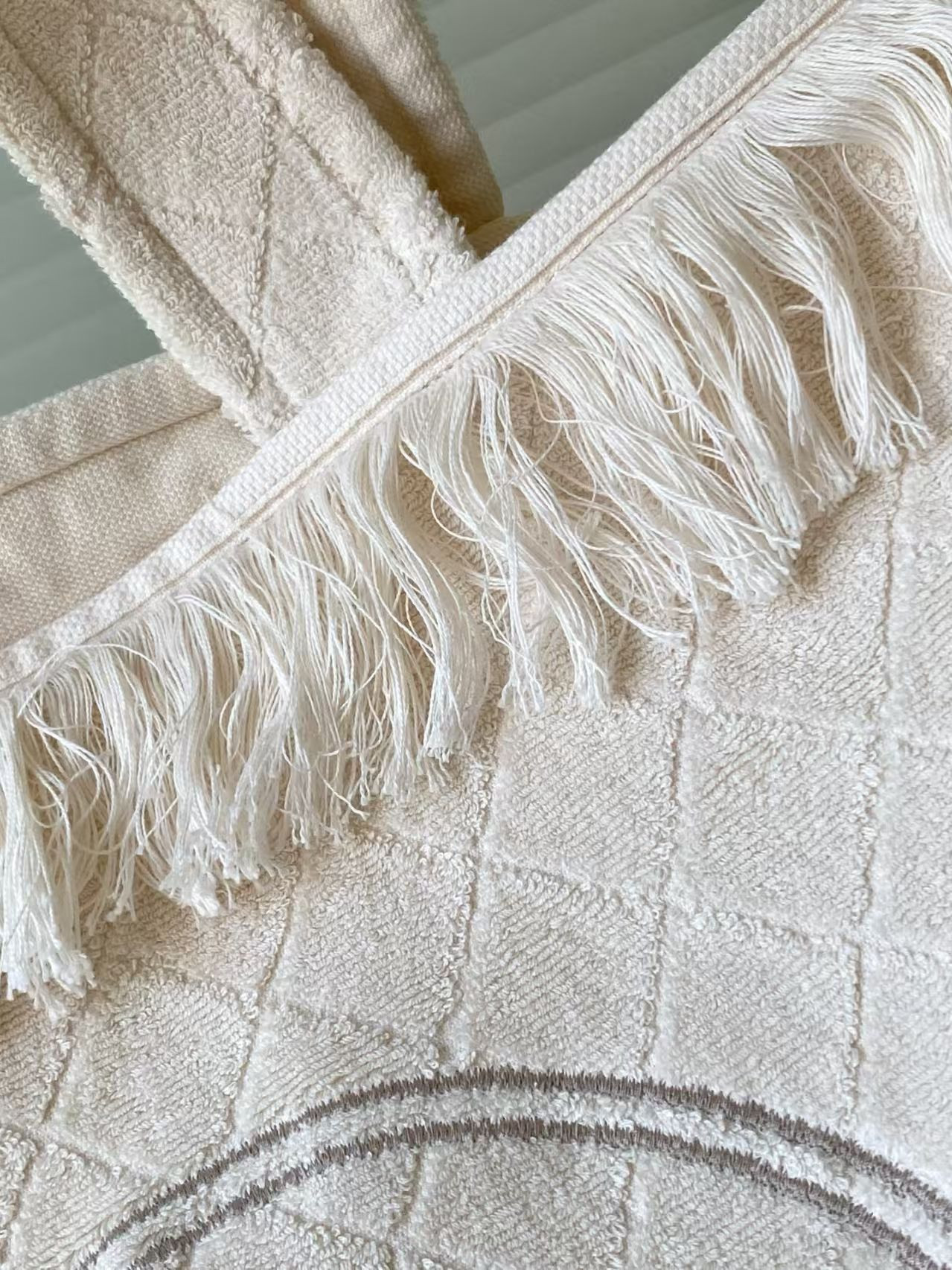 Ch**el Coco Beach Tote Bag 38x58x20cm Small Bag size 22x19cm