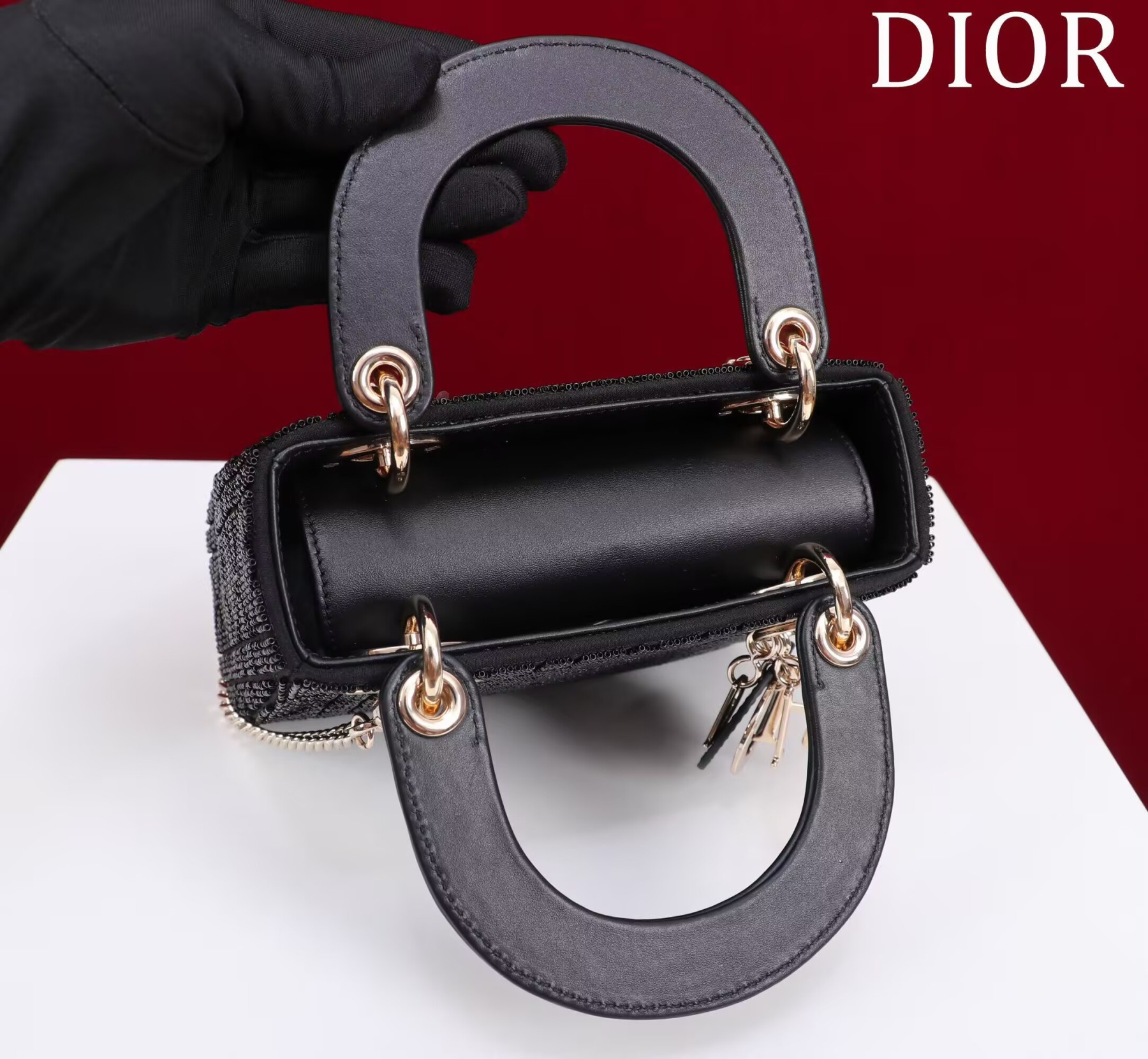 MINI LADY DIOR BAG 17x7x15cm