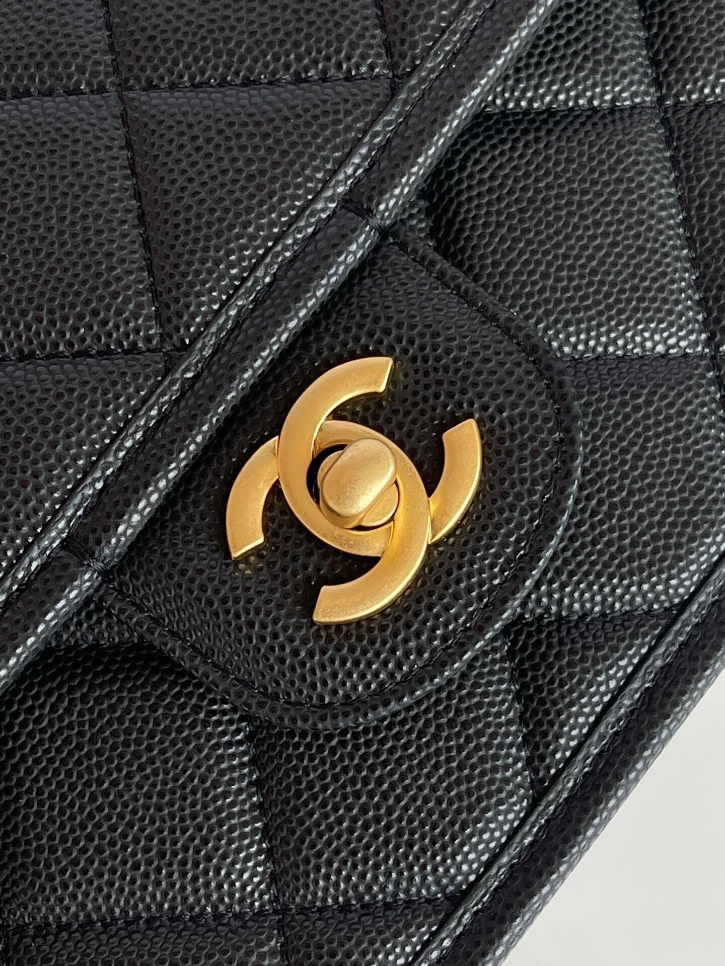 Ch**el Top Handle Flap Bag 25x21.5x7cm