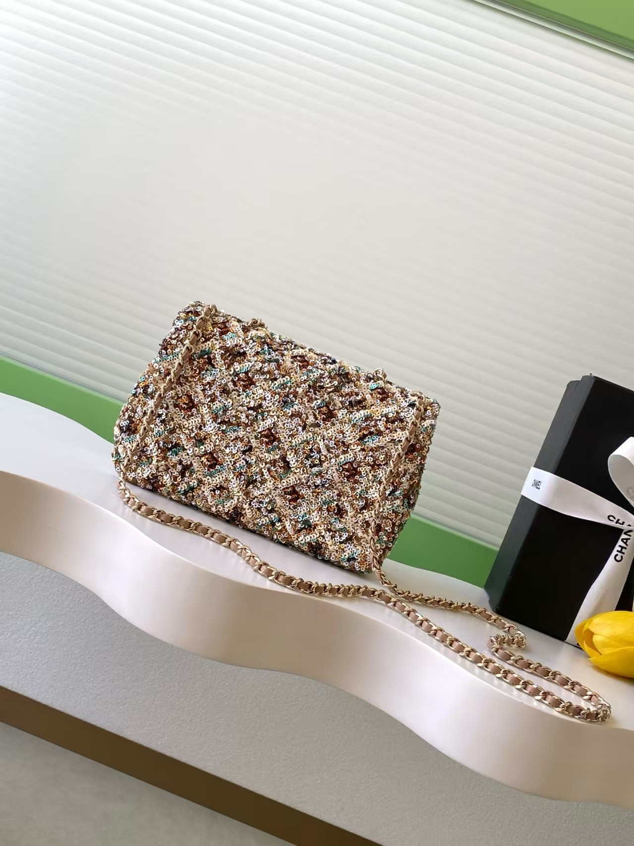 Ch**el Evening Bag  13x21x8cm