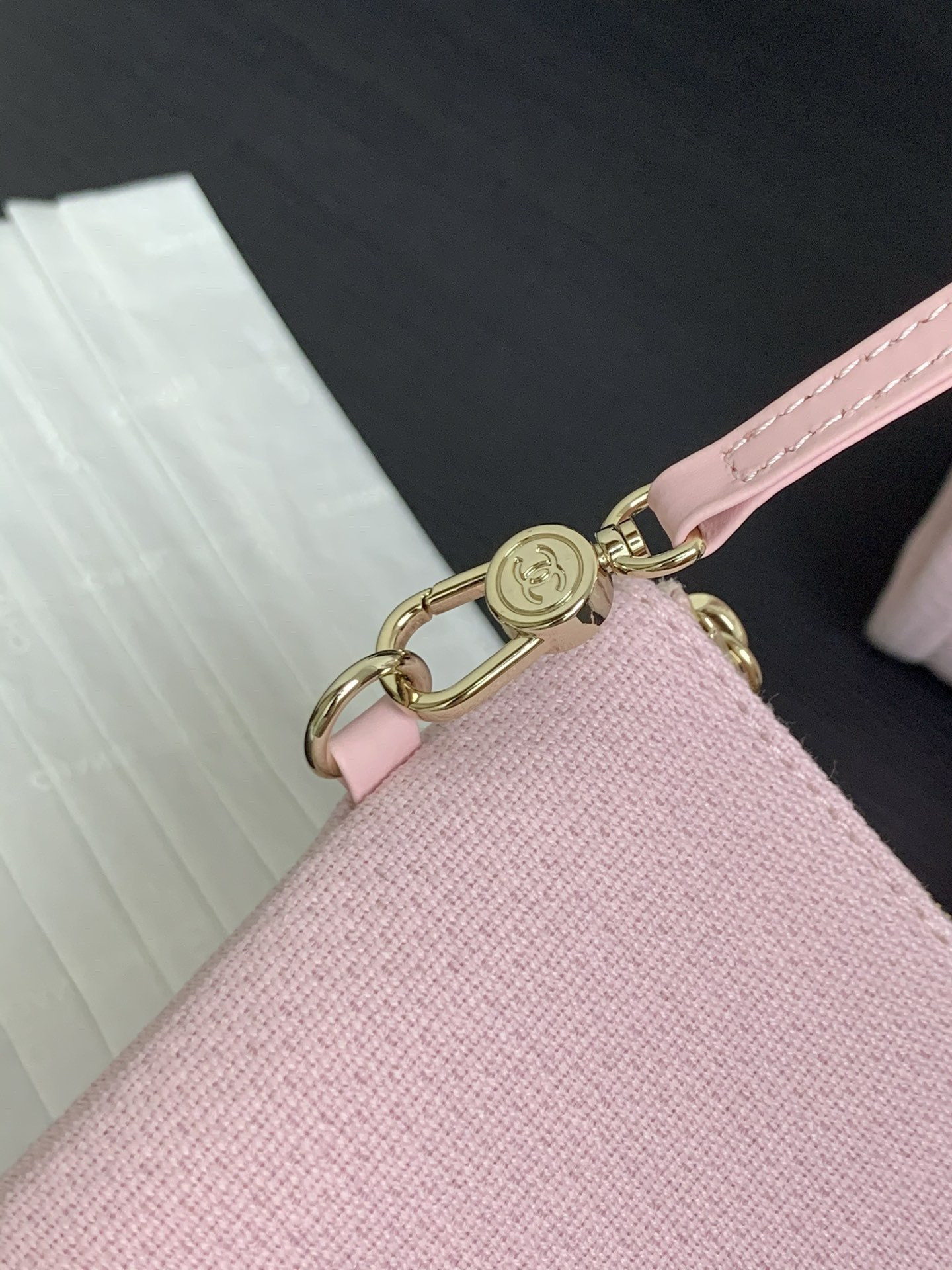 Ch**el Deauville Tote Shopping Bag 39x13x22cm