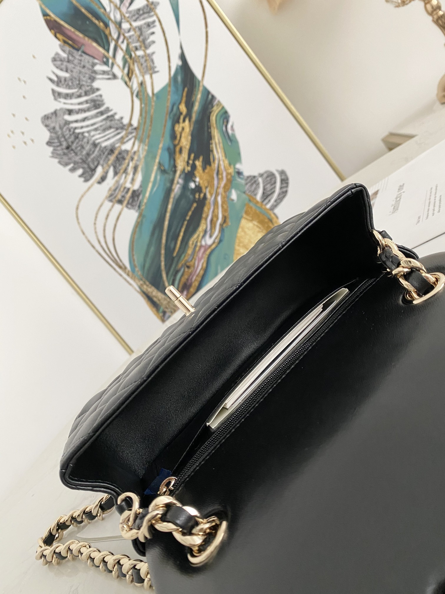 Ch**el Coco Charms Mini Flap Bag AS2326 20x12x6cm