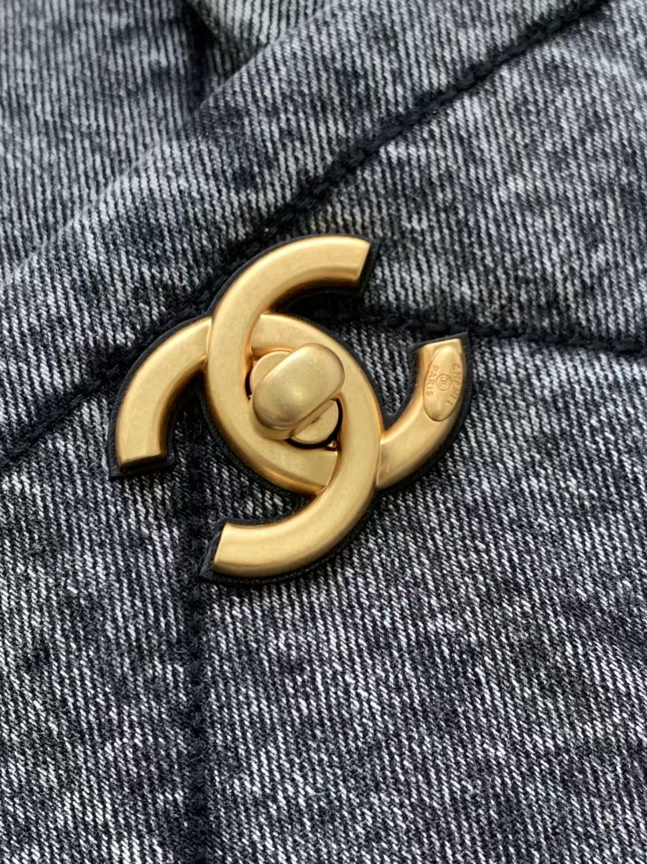 Ch**el Maxi Flap Bag  27x45x10cm