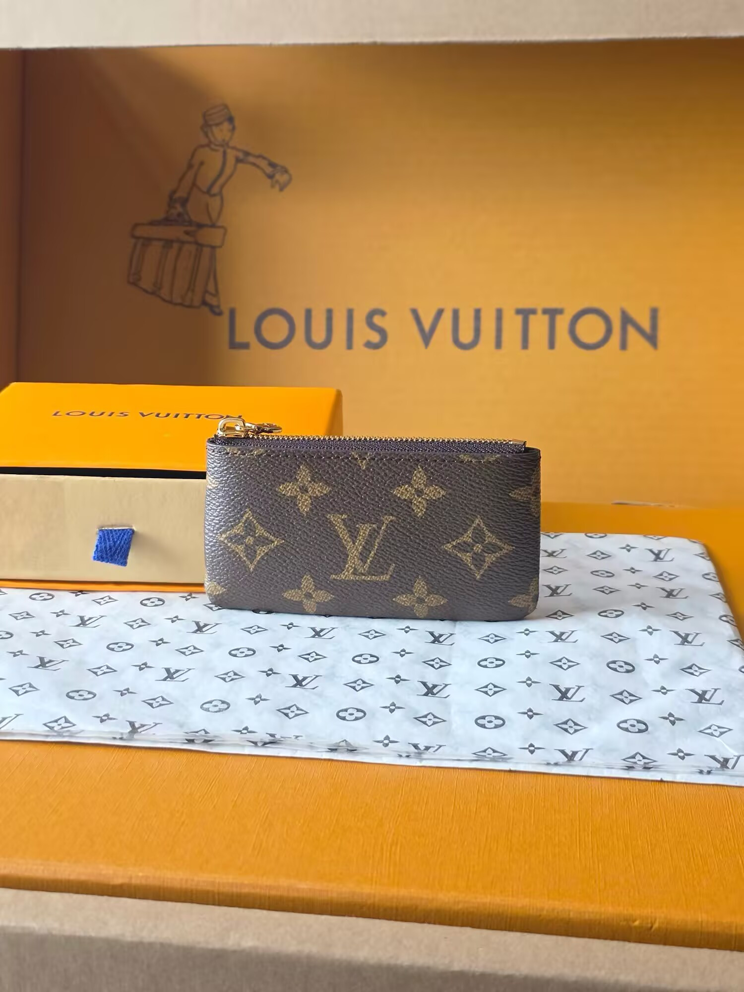 Louis Vuitton Monogram Canvas Key Case M62650 12x7x1.5cm