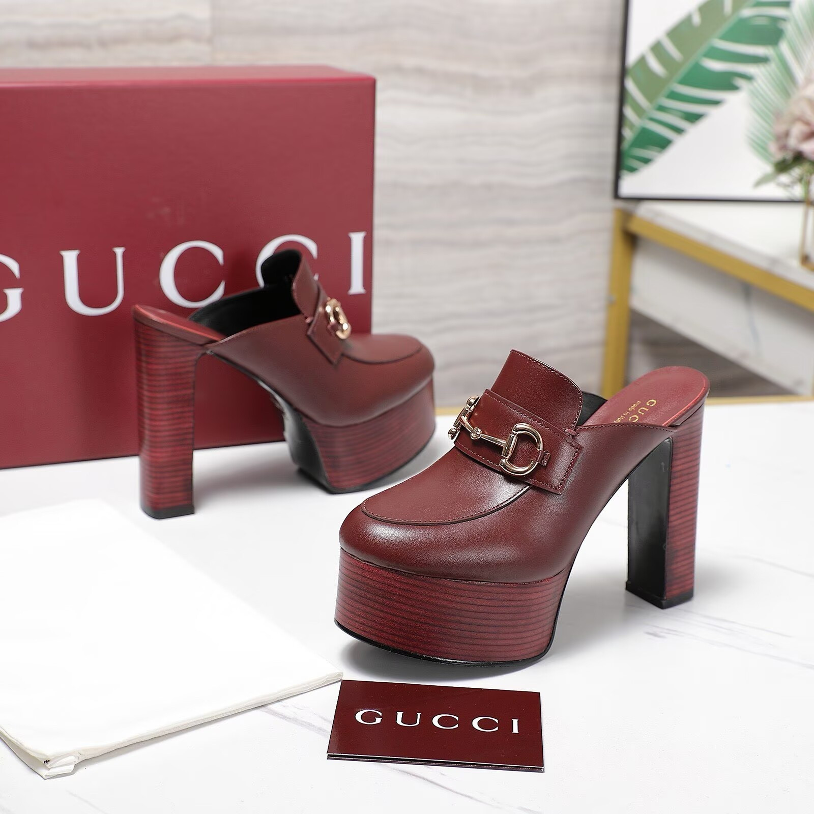 UA Gvc*1 Horsebit Mules 13.5cm Heel