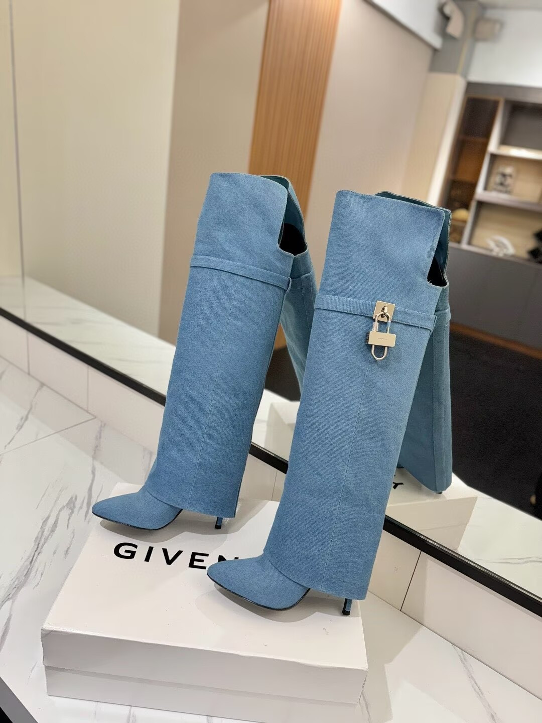 UA Givenchy Shark Lock Boots