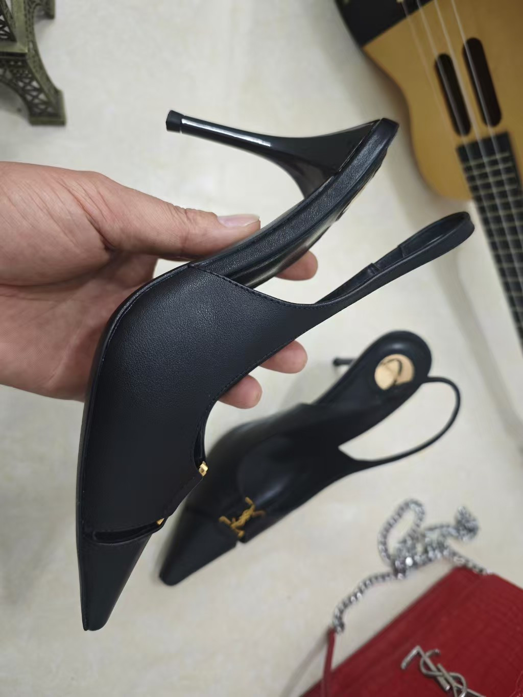 UA Y51 Sa1nt Lau*nt Slingback Pumps