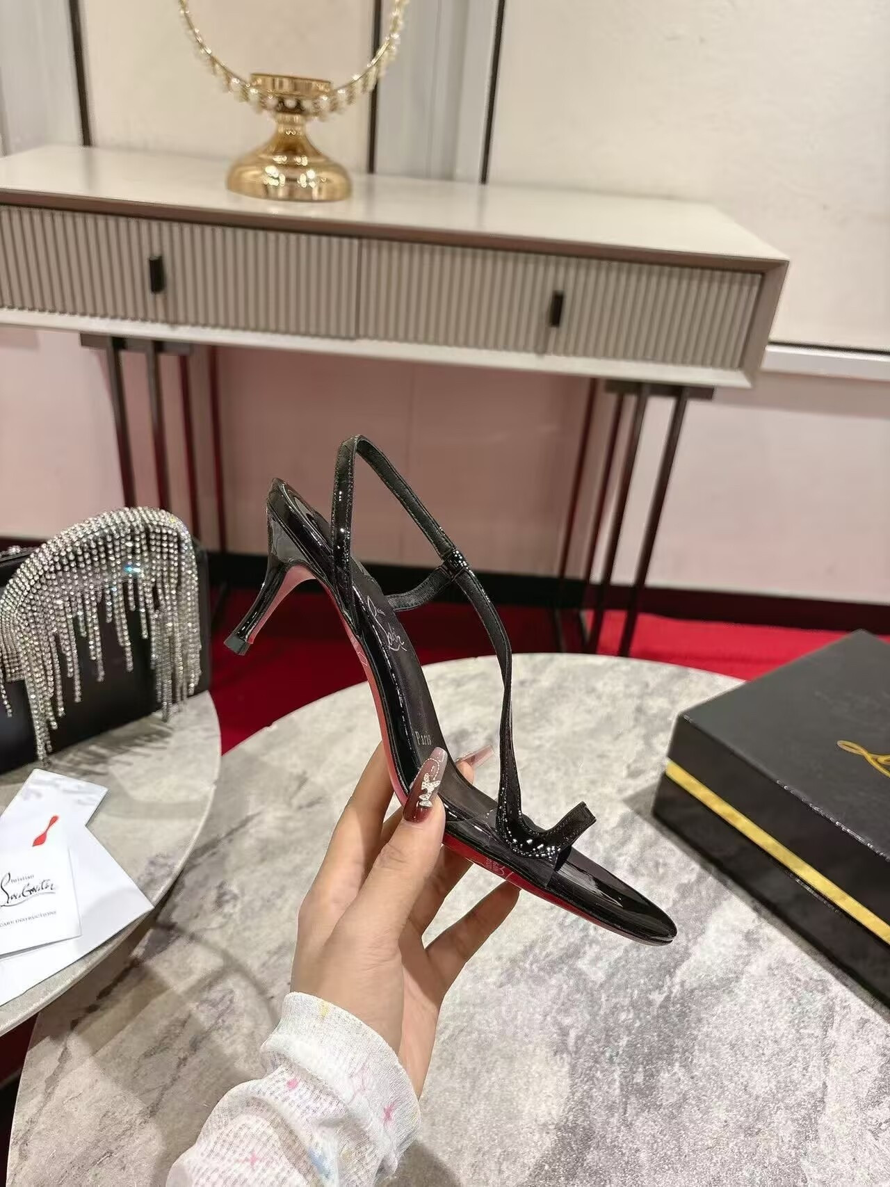 UA Chr1st1an Louboutin Rosalie Sandals