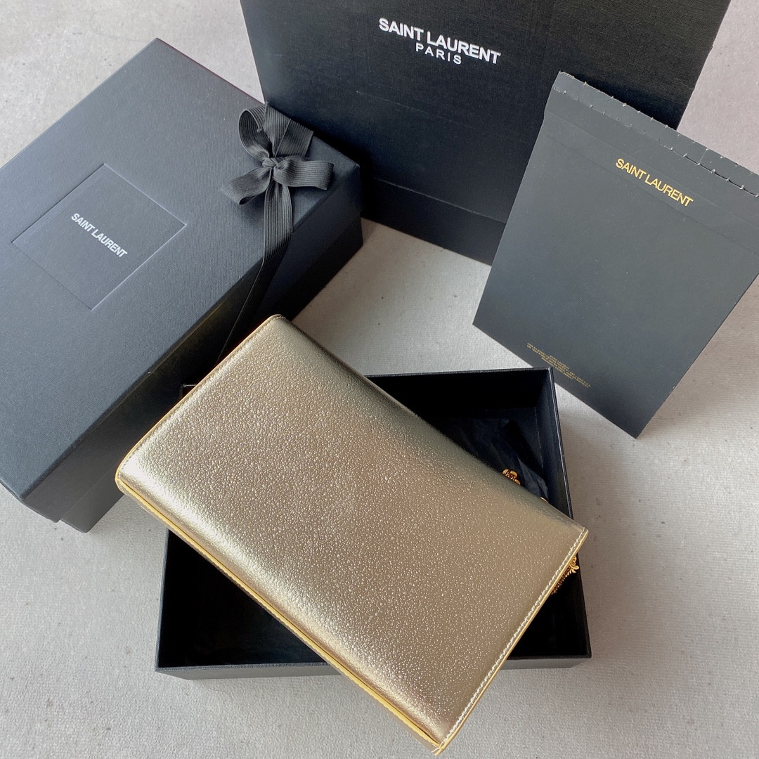 Y51 KATE SMALL IN METALLIC LEATHER 20x12x5cm