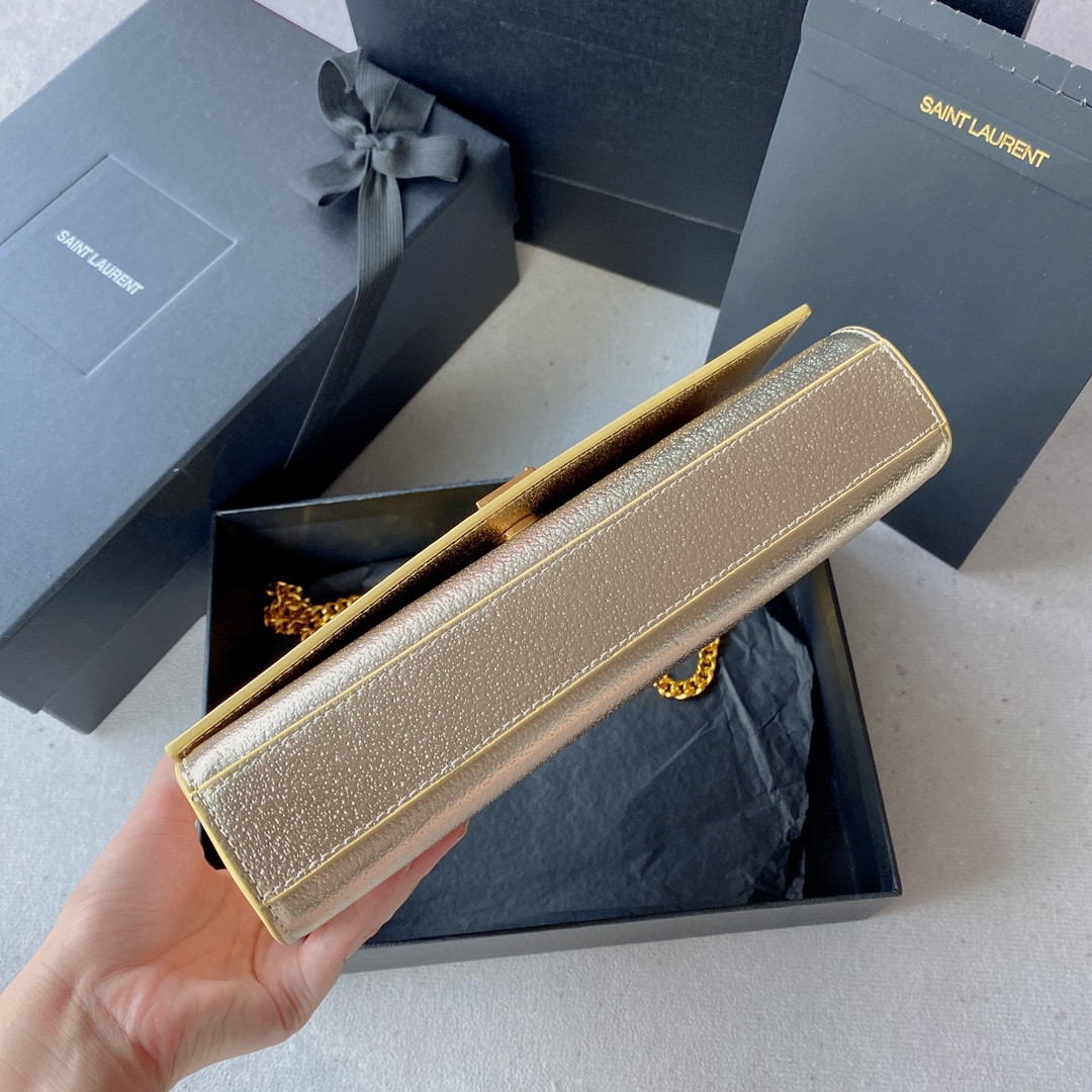 Y51 KATE SMALL IN METALLIC LEATHER 20x12x5cm