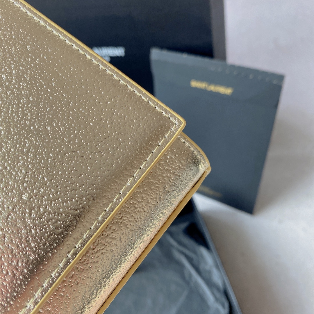 Y51 KATE SMALL IN METALLIC LEATHER 20x12x5cm