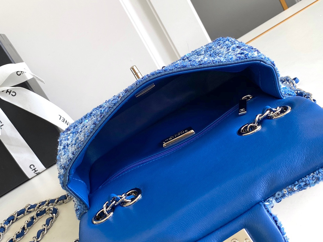 Ch**el Mini CF  Rose Gold Hardware 20x15x7cm