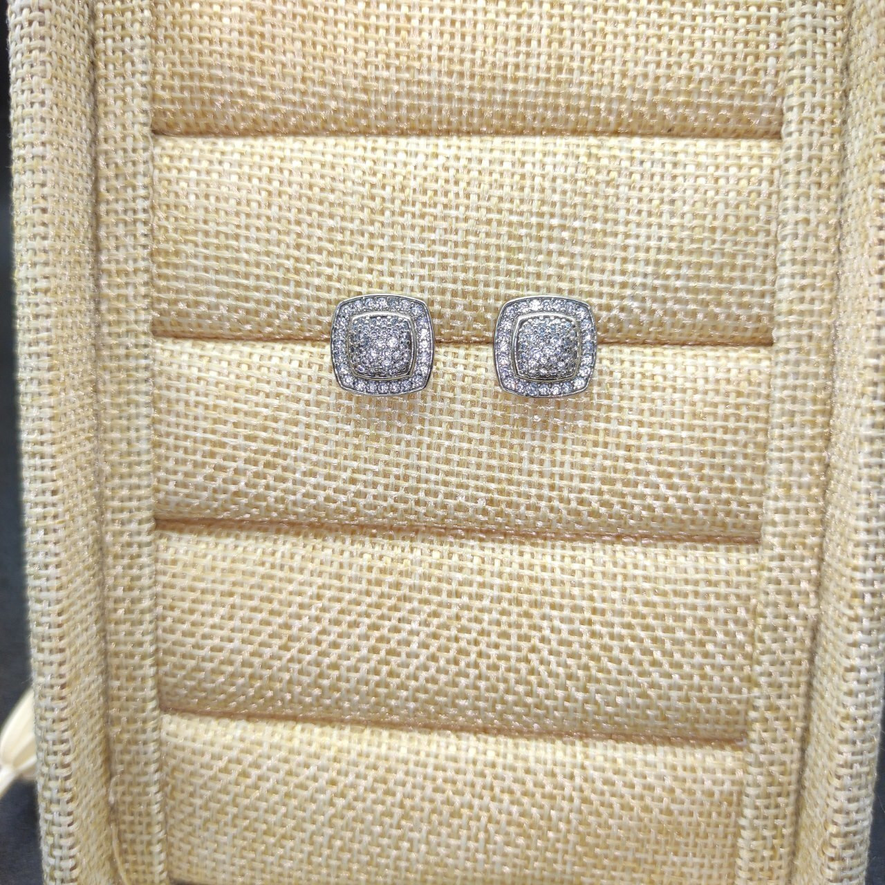 David Yurman Square D1am0nd Earrings