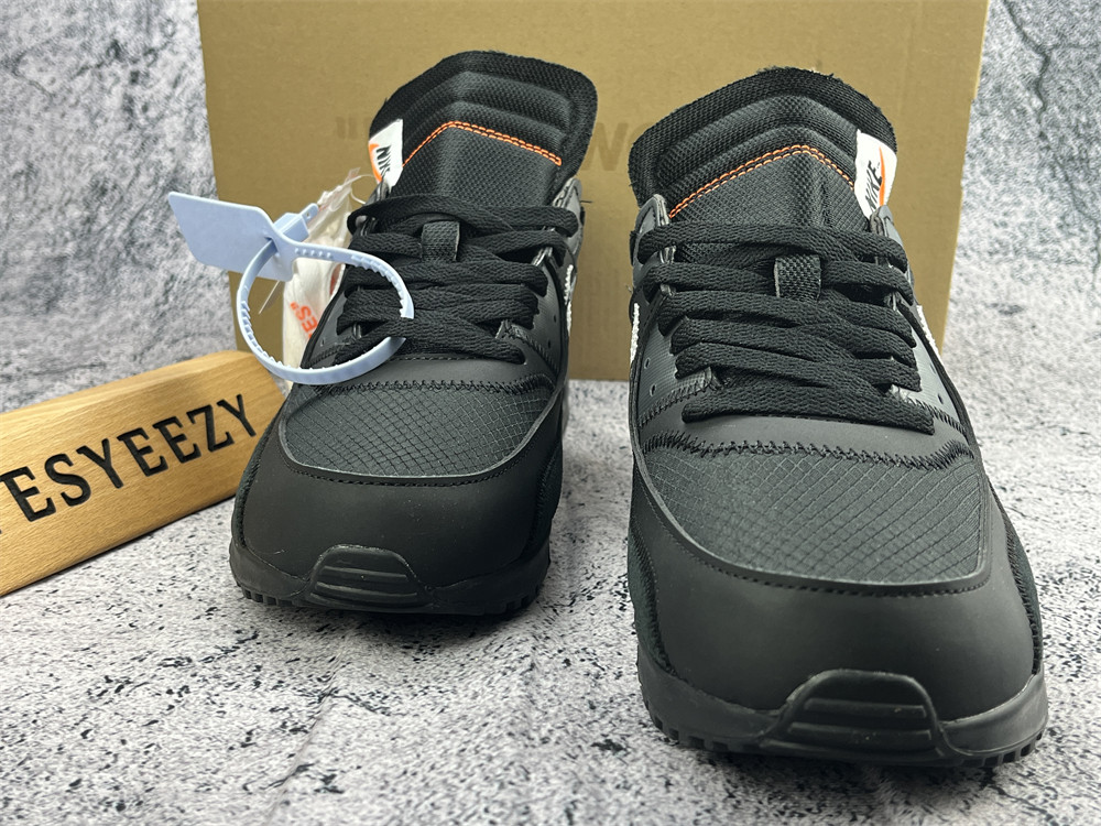 UA THE 10 OFF WHITE NIKE AIR MAX 90 BLACK