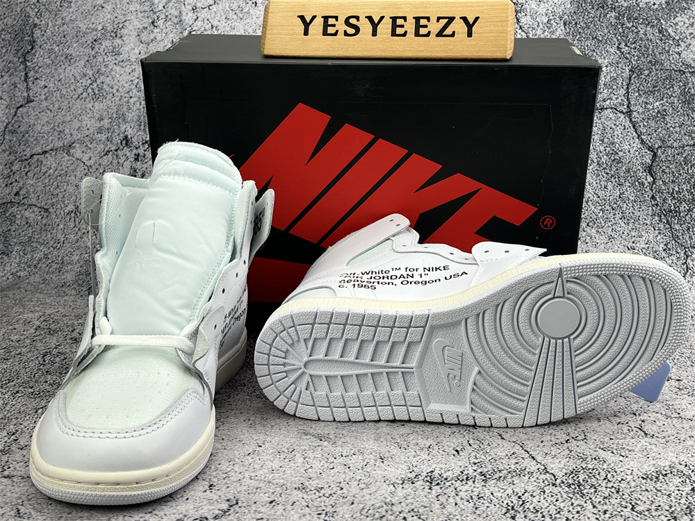 UA AIR JORDAN 1 X OFF-WHITE NRG "OFF WHITE"