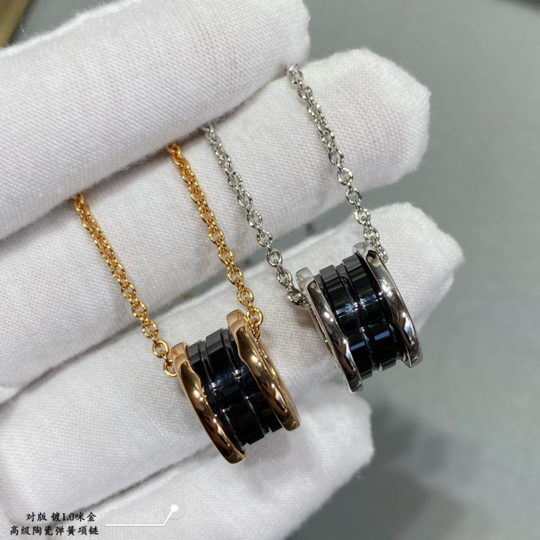 Bv1g*ai Large ceramic spring Necklace