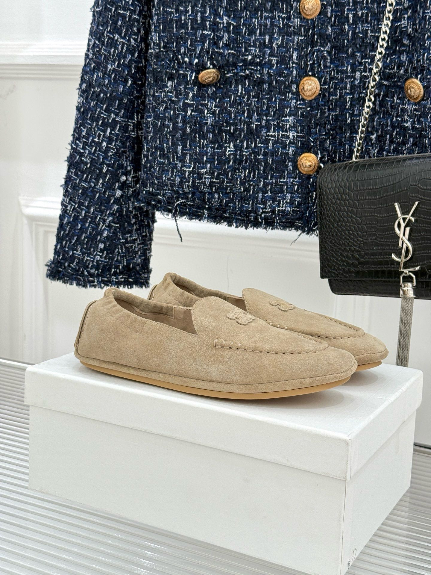 UA Ce1i*e Adam Loafer In Suede Calfskin