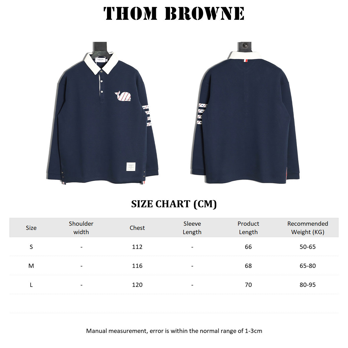 Thom Browne Long-sleeved Polo Shirt