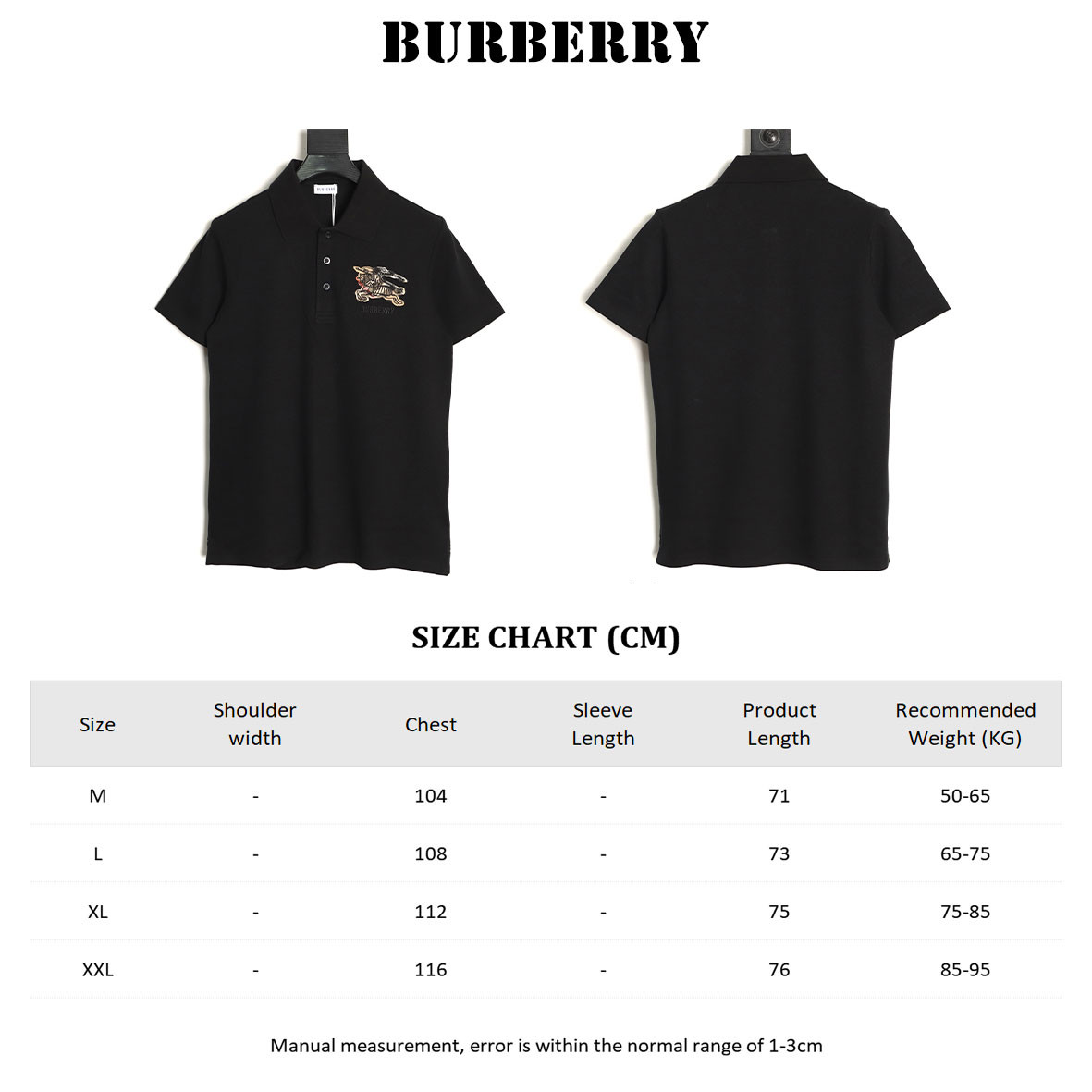Bv*b*rry short-sleeved polo shirt