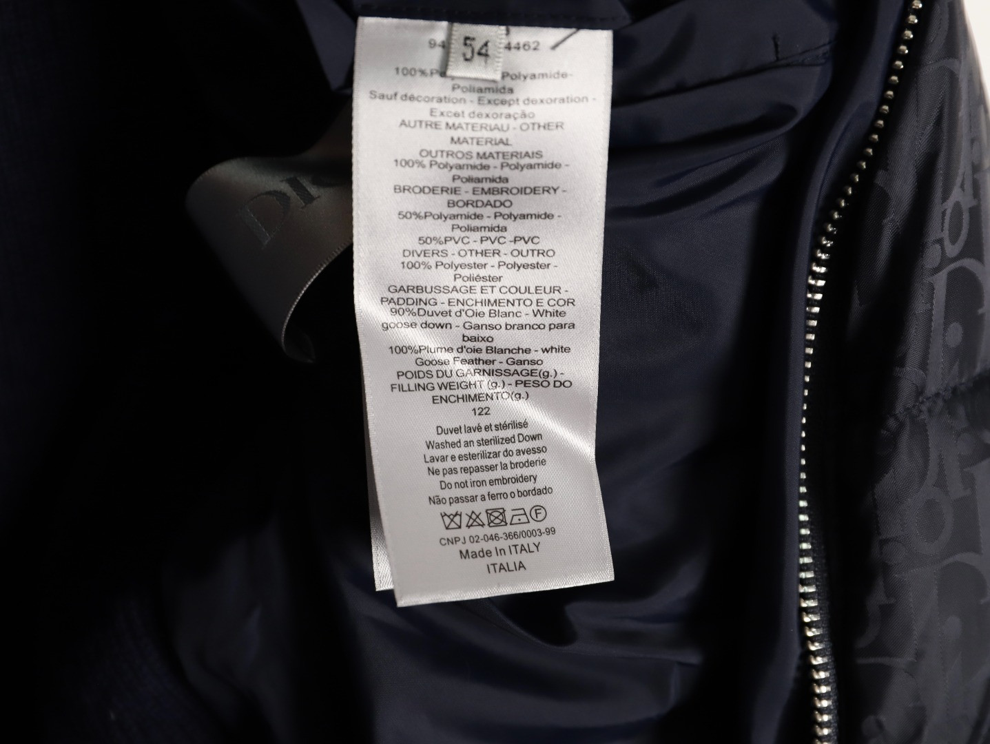 Dior Short Puffer jacket