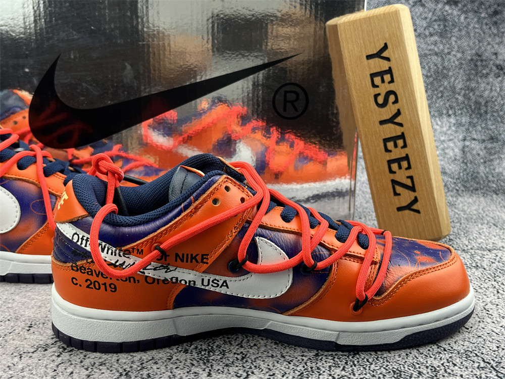 UA NIKE OFF-WHITE X FUTURA UNVEIL X DUNK LOW