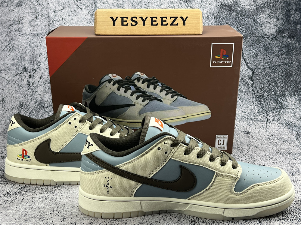 UA NIKE TRAVIS SCOTT X PLAYSTATION X DUNK LOW