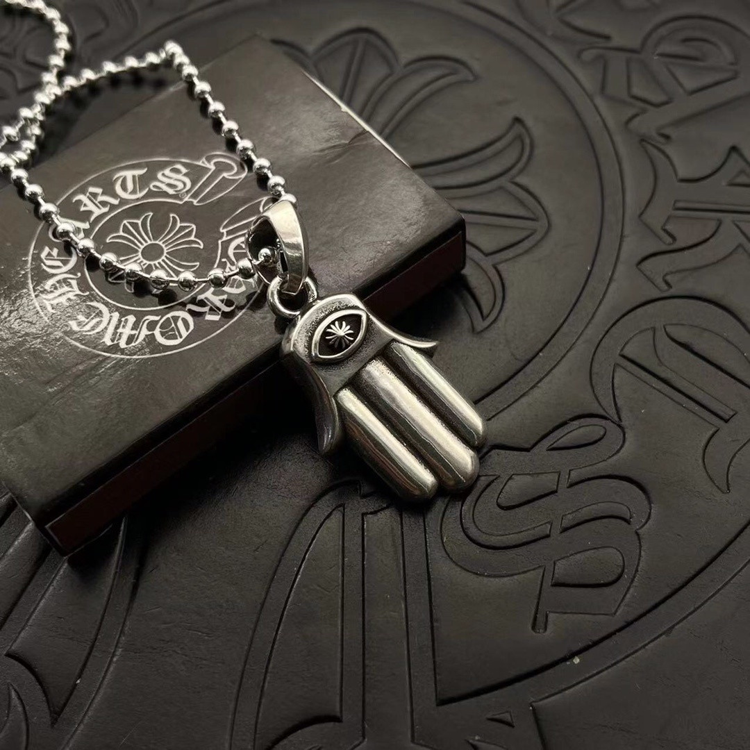 Ch*0me He**ts Moon Goddess Hand Necklace