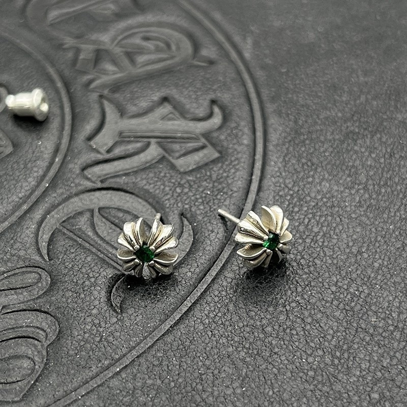 Ch*0me He**ts Cross Stud Earrings