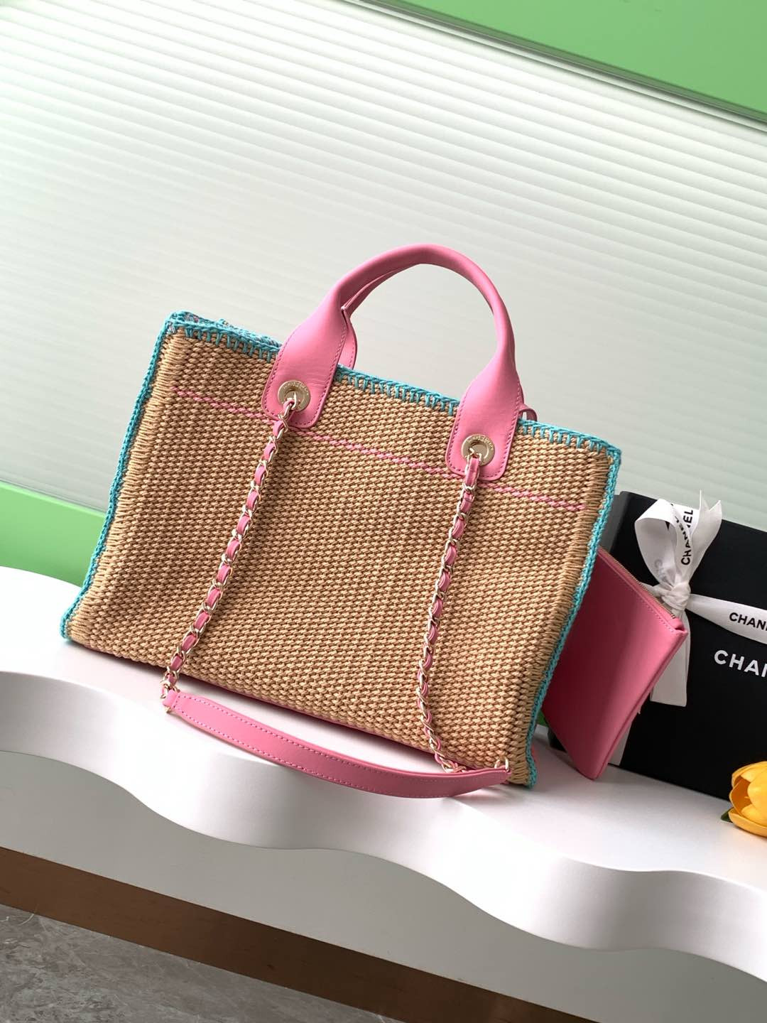 Ch**el shopping bag 33x34x17cm