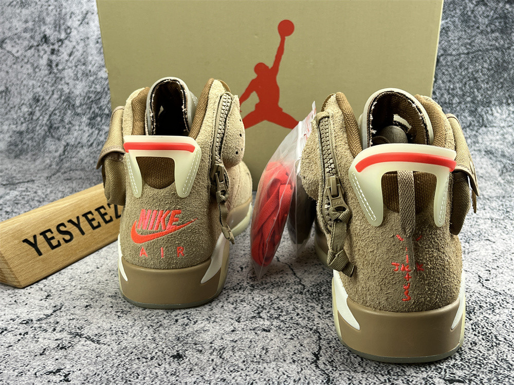 UA AIR TRAVIS SCOTT X AIR JORDAN 6 RETRO 