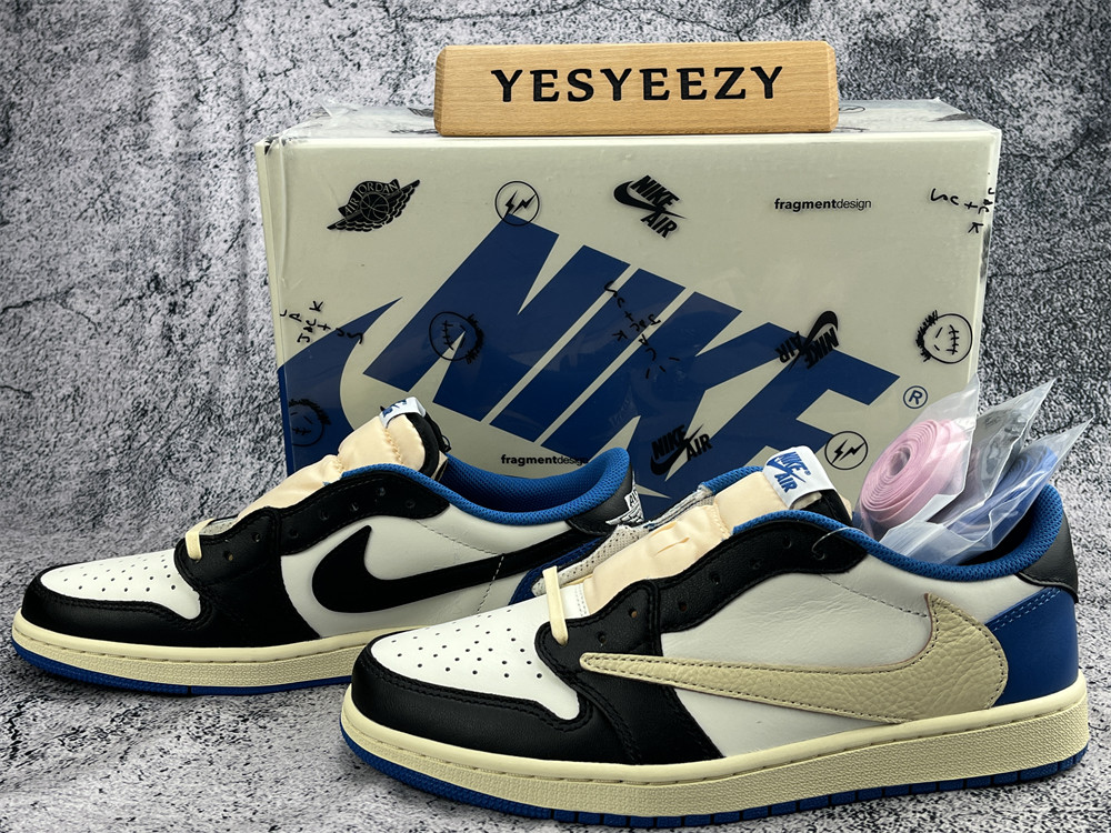 UA FRAGMENT DESIGN X TRAVIS SCOTT X AIR JORDAN 1 RETRO LOW