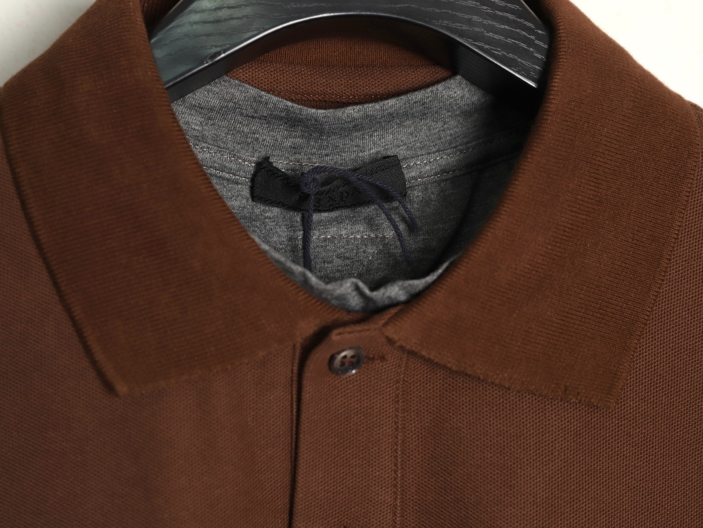 Pra*a Long-sleeved Polo Shirt