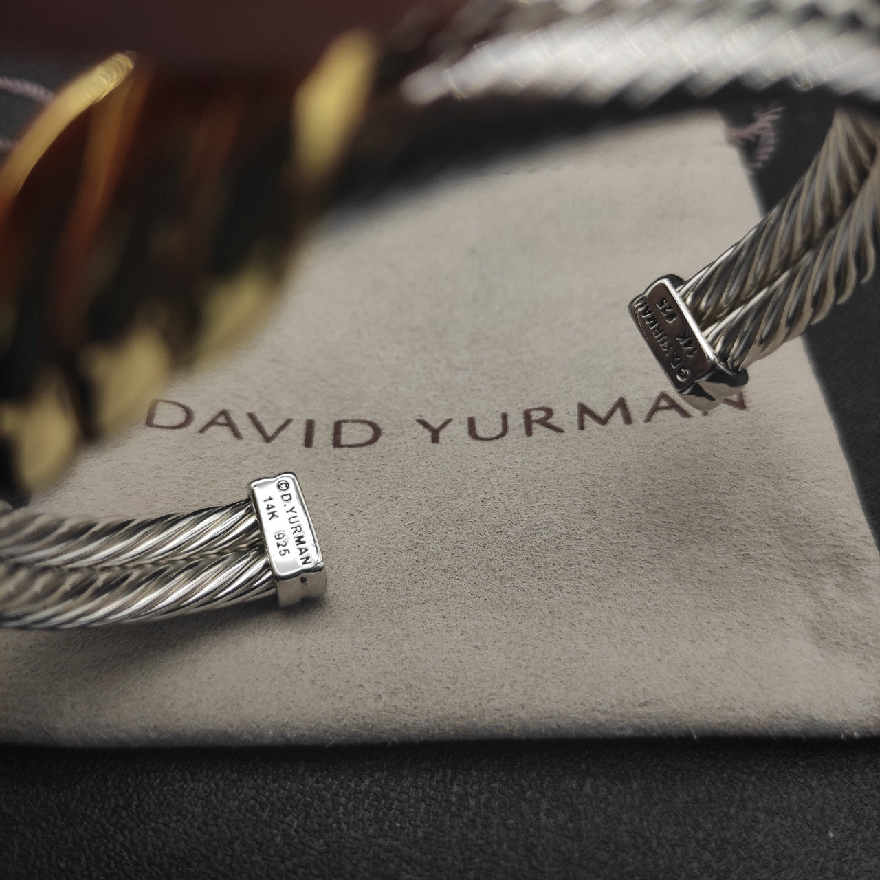 David Yurman 10mm Wrap Bracelet(wrist circumference 15-20cm)