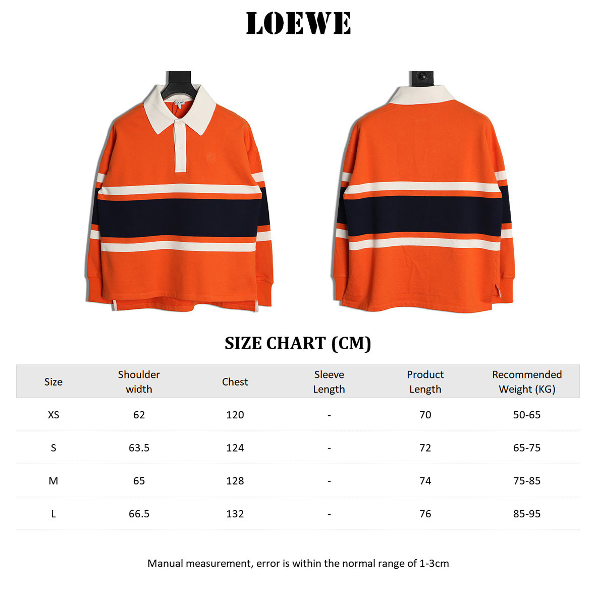 L0ew* 25Fw Long-sleeved Polo Shirt