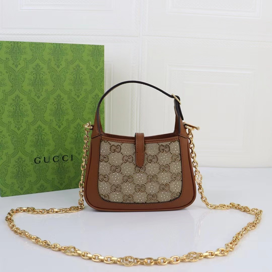 Gvc*1 JACKIE 1961 MINI GG SHOULDER BAG 19 x 13 x 3CM