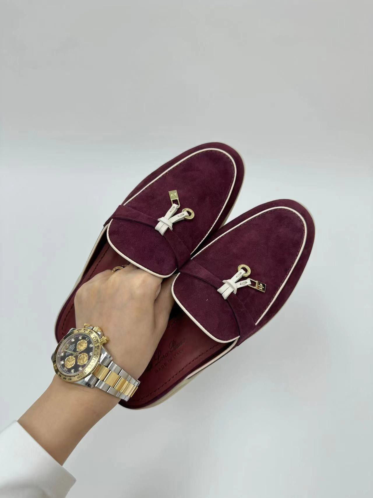 UA L0r0 P1ana  Babouche Charms Walk Moccasin Slipper Moccasin (Customized, No return No exchange)