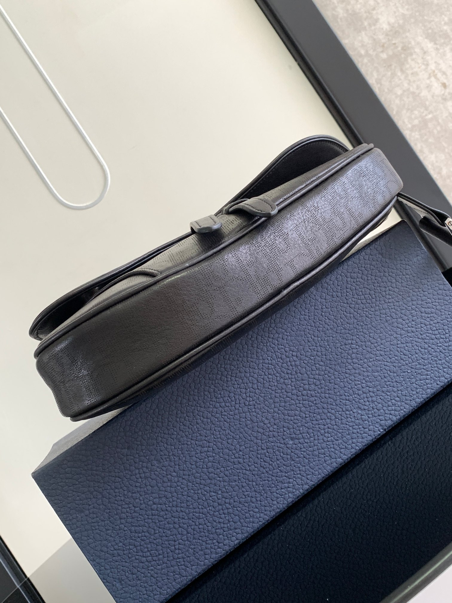 Chr1st1an D10r D10r HOMME Bags Leather Black 26 x 19 x 4.5 cm