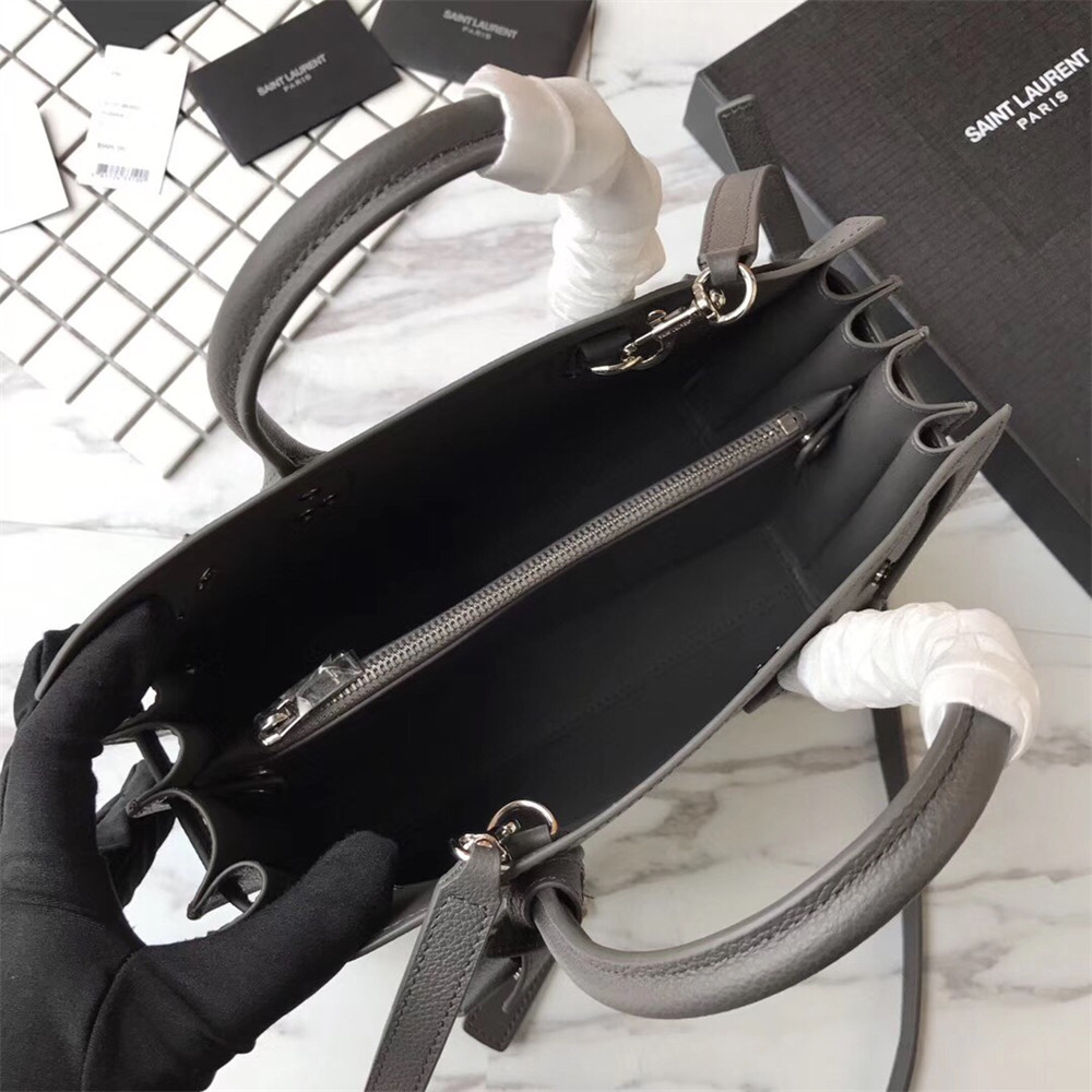 Y51 SAC DE JOUR BABY IN GRAINED LEATHER GREY