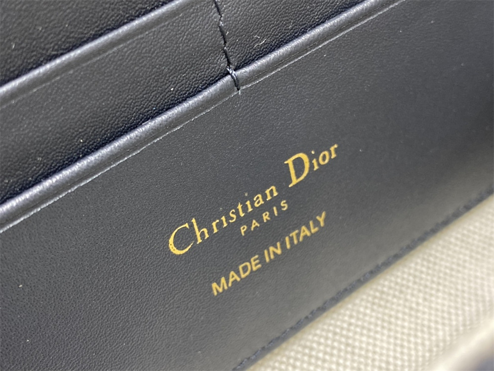 D10r BOBBY EAST-WEST POUCH WITH CHAIN classic monogram pattern