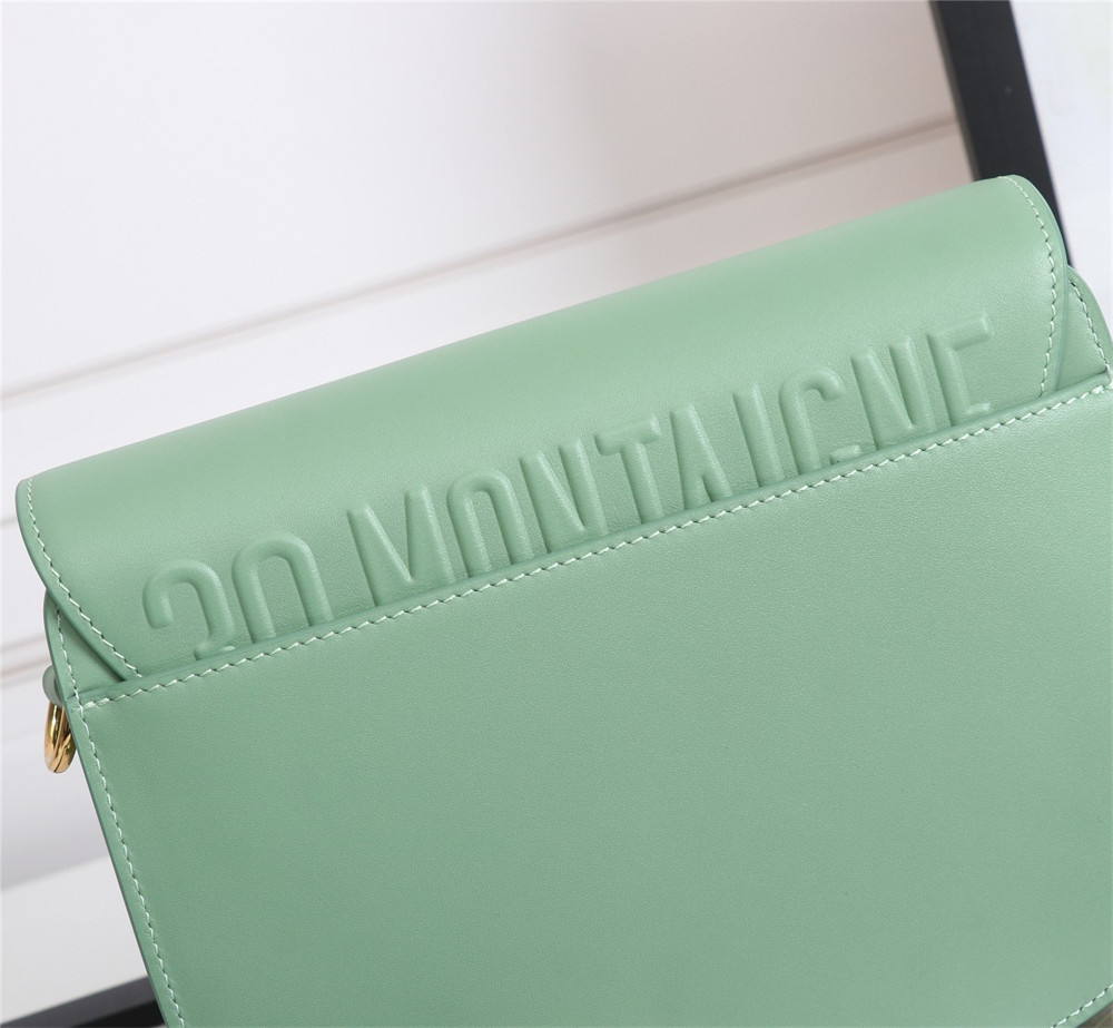 MEDIUM D10r BOBBY BAG Green Box Calfskin