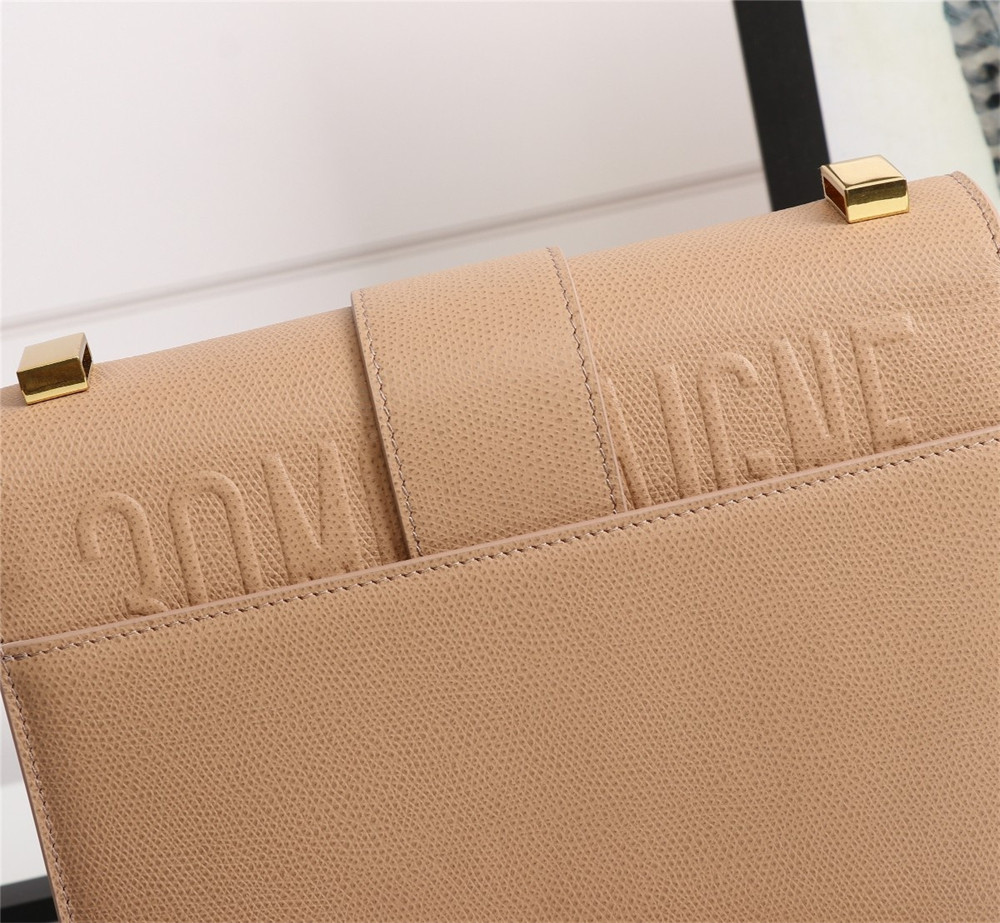 D10r 30 MONTAIGNE CHAIN BAG Grained Pink