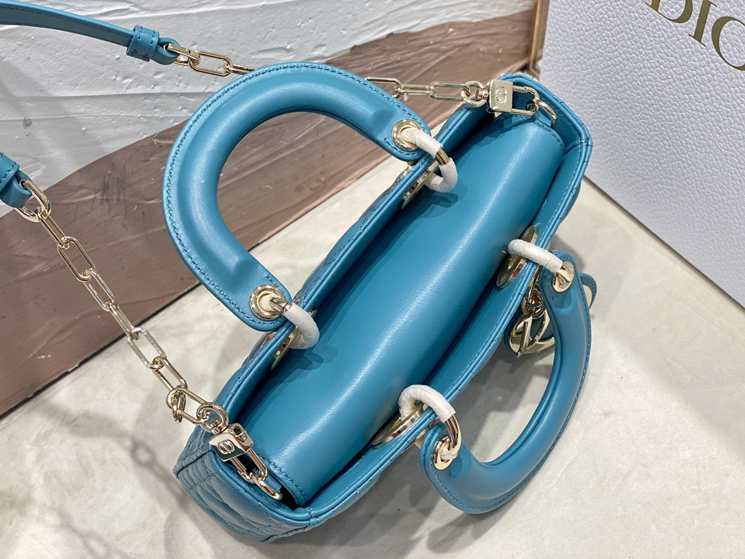 D10r SMALL LADY D-JOY BAG BLUE