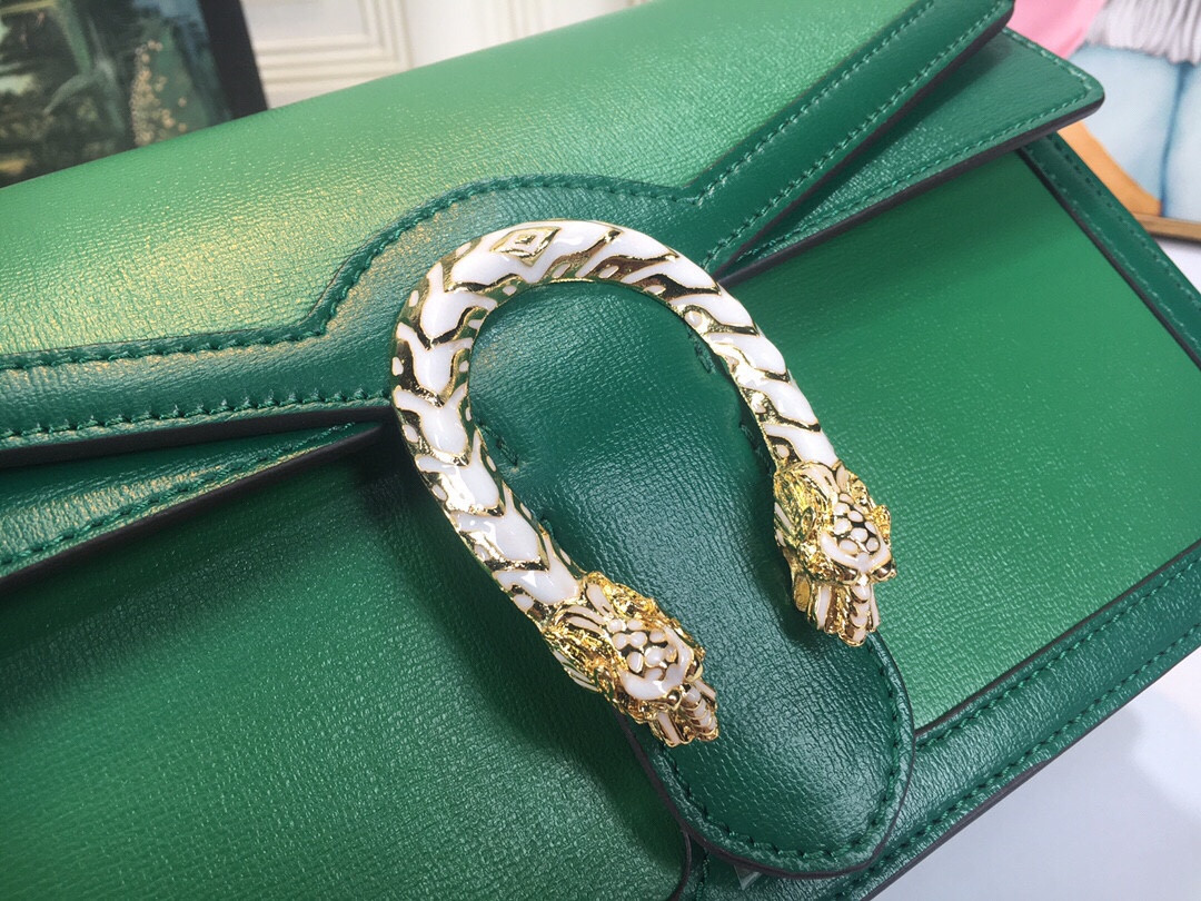 Gvc*1 DIONYSUS SMALL SHOULDER BAG GREEN 11"Wx7"Hx3.5"D